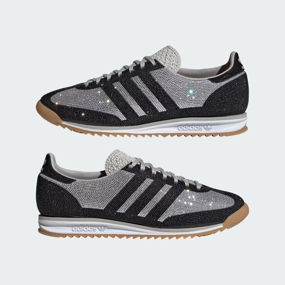 Adidas SL 72 OG Rhinestone Grey Black (KJ6151) Men's Size 10 US Authentic NEW - Picture 16 of 16